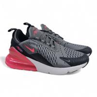 Nike Air Max 270 Smoke Grey Hyper Pink Casual Unisex Trainers | 943345 031