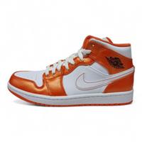 Nike Air Jordan 1 Mid Metallic Orange Unisex Trainers | DM3531 800