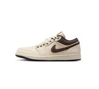 Nike Air Jordan 1 Low Premium Pale Ivory Brown Casual Trainers| IB8058 110