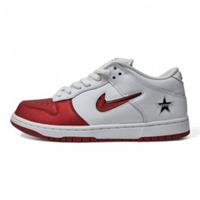 Nike SB Dunk Low OG QS Supreme Jewel Swoosh Red Trainers | CK3480 600