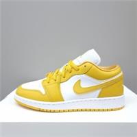 NIKE AIR JORDAN 1 LOW (GS) "POLLEN WHITE" (553560 171) VARIOUS SIZES