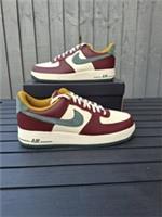 Nike Air Force 1 '07 LV8 Red Coconut Milk Green Trainers Men's Size 9.5 (UK)