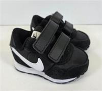 Nike MD Valiant Black Infant Toddler Trainers Size UK 1.5 Hook & Loop Straps