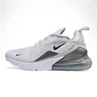 Nike Air Max 270 ESS White Metallic Gold Silver Trainers (DM3080 100)