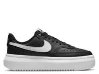 Nike Court Vision Alta Leather Women's Trainers Shoes Uk 3.5 Black