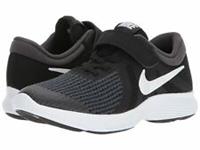 Nike Revolution 4 PSV Kids Running Trainers Black/White 943305-006