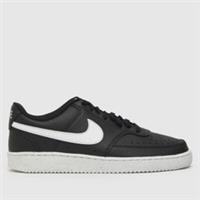 unisex nike court vision trainers black/white size uk 6 eu 40 #Z6