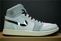 Nike Air Jordan 1 High Zoom CMFT 2 Chicago Collective Chrome Swoosh Wolf Grey