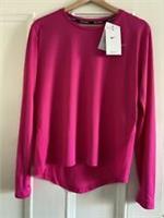 Nike Dri-Fit Running Shirt Womens Long Sleeved Miler Fitness Pink. AJ8128-621 - Various Regular