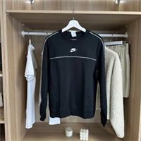 Nike Sportswear Womens Sweatshirt Size M Black Center Swoosh Crew Retro Style. - M Regular