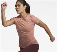 Nike Womens Shirt Running Dri-Fit Medalist Large Rust Pink 928950-646. - Large Large