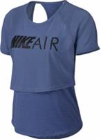 Nike Womens Shirt Air S/S Gx Training Top. Indigo Storm. Small. AT7953-450 - Small Regular