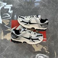 Nike Zoom Vomero 5 Trainers Metallic Silver Black - HQ1182-001 - UK3.5