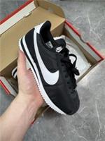 NIKE CORTEZ TEXTILE : BLACK / WHITE : UK 6 DZ2795-001 - FAST SHIP!£