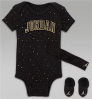 Nike Newborn Baby Jordan 3 Piece Boxed Set 0-6mth Black HV1627