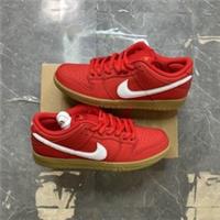 Nike SB Dunk Low Pro University Red Gum UK9 FJ1674-600 Mens New
