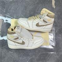 Genuine Nike Air Jordan 1 Retro High WHITE OG Craft Vibrations Of Naija UK6 EU40