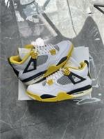 Nike Air Jordan 4 Retro Vivid Sulfur Trainers Size UK9 AQ9129-101 £