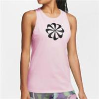 Nike Womens Tank Icon Clash Dry Running Training Gym Small Pink CV5246-663 - Small Regular