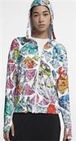 Nike Womens Jacket Large DF Sports Full Zip Fitness Training Hooded 889207-101. - Large Regular