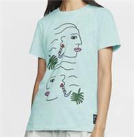 Nike Womens Shirt A.I.R BFGF Loungewear Casual Print Top. X/Small CT8913-336 - XS Regular