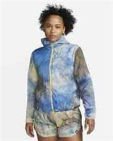 Nike Womens Jacket Trail Running Hooded Repel Packable Topaz Gold. DX1041-795 - S Regular