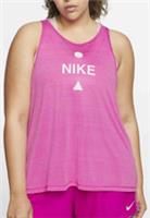 Nike Womens Tank XL Pink Running Icon Clash Top Atomic Pink. Graphic CU8417-601 - XL Regular
