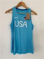 Nike Women's USA Vest FJ3428-416 Gym Running Blue Size Large BNWT Polyester - L Regular