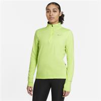 Nike Womens Shirt Element Running 1/4 Zip Long Sleeve Yellow. CU0349-702 - L Regular
