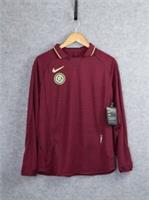 Women's Nike Football Club Long Sleeve Jersey Top Dark Beetroot Size 12 (M) - M Regular