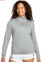 Nike Womens Shirt Grey S M L Dri-Fit Element Long Sleeved Running CU3220-084 - S M L Regular