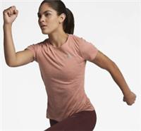 Nike Womens Shirt L Pink Running Dri-Fit Medalist Rust Pink 928950-646. - L Large
