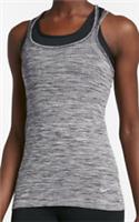 Nike Womens Tank M Grey Dry Knit Running Fitness Vest 831496-011 - M Regular