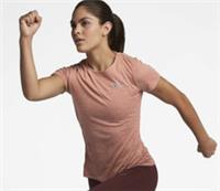 Nike Dry Womens Shirt M Rust Pink Medalist Running Fitness Training 928950-646. - Medium Medium
