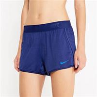 Nike Womens Shorts 3 XS Blue Training Fitness Running 2 in 1 831346-431 - XS Regular