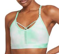 Nike Womens Bra M Green Indy Dri Fit Light Support Training Fitness CZ7648-342 - M Regular