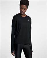 Nike Womens Shirt S Black Running Dri-Fit Element L/Sleeve  943467-010. - S Regular