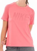 Nike Womens Shirt S Pink Dry Running Miler Training Fitness Gym 942069-823. - S Regular