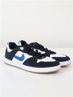 Nike Skate Shoes Men's UK 7 EU 41 White Black SB Alleyoop Blue Low Top