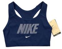 Nike Swoosh Medium Support Sports Bra Small UK 8 - 10 Blue BNWT - S Regular