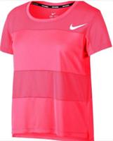 Nike Womens Shirt XS Pink Dri-Fit Running Fitness Gym Training Top 938446-617 - XS Regular