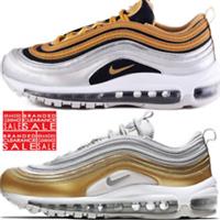 BNIB New Womens Nike Air Max 97 Gold Silver Black 4 5 6 uk