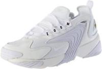 Women's Original NIKE Zoom 2K White Sail Black Running Gym Trainers AO0354 101