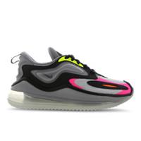Unisex Kids Nike Air max 720 Zephyr GS Black Volt Grey Trainers CN8511 002