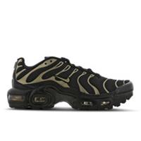 Unisex Boys Girls Nike Air Max Plus Tuned 1 GS Black Gold Trainers CD0609 011