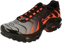Original Unisex Nike Air Max Plus Tuned 1 GS Black Orange Trainers DJ4619 001
