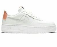 Nike Womens Air Force 1 Pixel White Trainers DH3860 100
