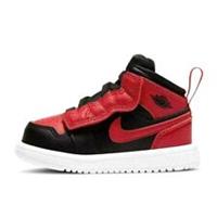 Infants Nike Jordan 1 Mid AJ1 ALT (TD) Toddler Black Gym Red White AR6352 074
