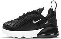 Nike Unisex Boys Girls Air Max 270 TD Toddlers Black white Trainers DD1646 002