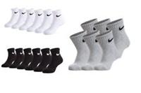 NIKE 3 PAIR COTTON ANKLE SOCKS SPORTS SOCK 1/4 LENGTH SIZES CHILD 7 - 13 UK